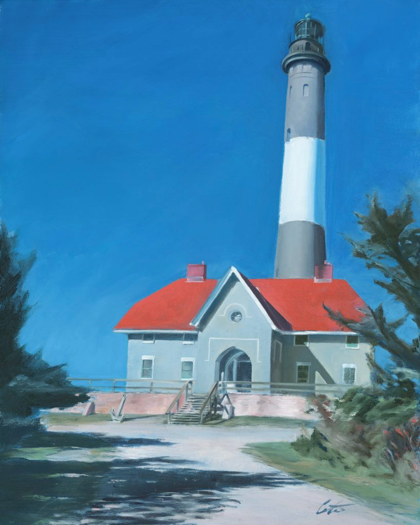 Edward Coster Fine ArtOil Painter“Fire Island Lighthouse” – Canvas ...